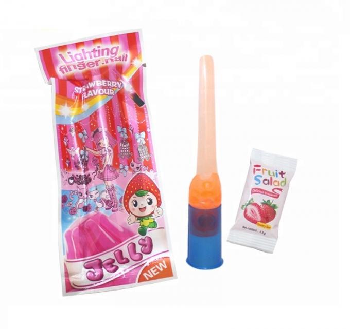 Het Stuk speelgoed van de vingerspijker Licht op Snoepjes van de Suikergoed de Kleurrijke Gelei voor Verjaardagspartijen